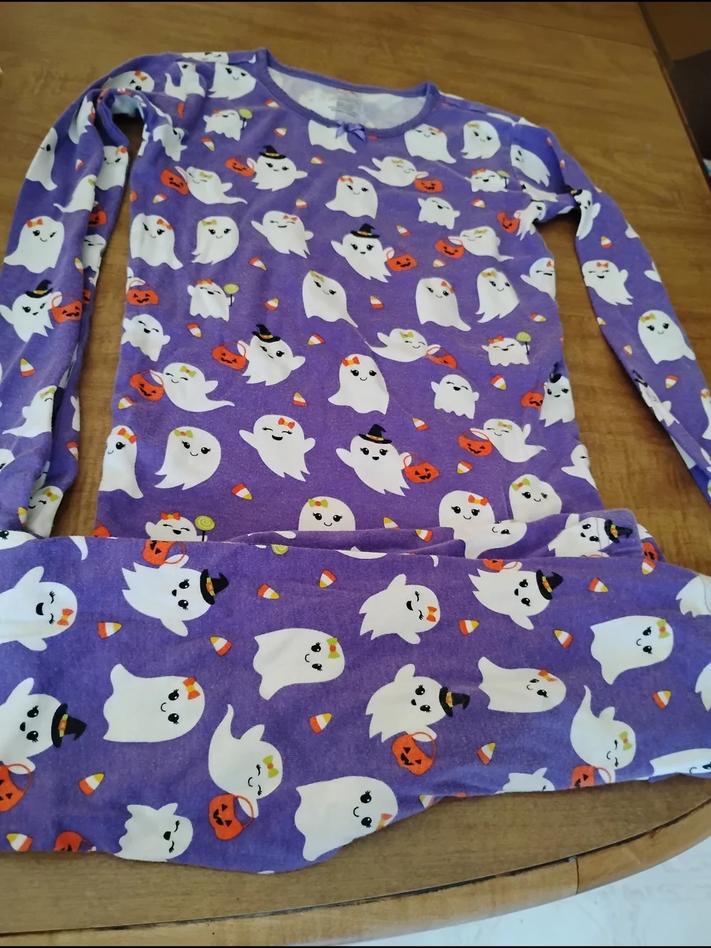 Gymboree Purple Ghost Halloween Kids Pajama Set